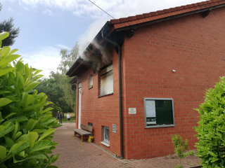 Küchenbrand in Vereinsheim