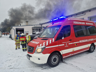 Messleitfahrzeug - Großbrand