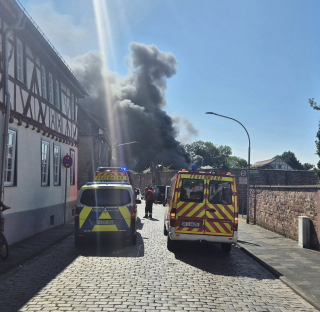 Dachstuhlbrand Kloster Seligenstadt