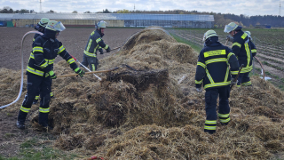 Brand von Heuballen