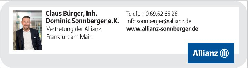 Dominic Sonnberger Allianz